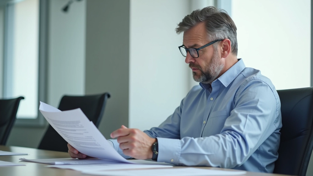 Supply chain manager analyzing vendor performance metrics and supplier relationships dashboard