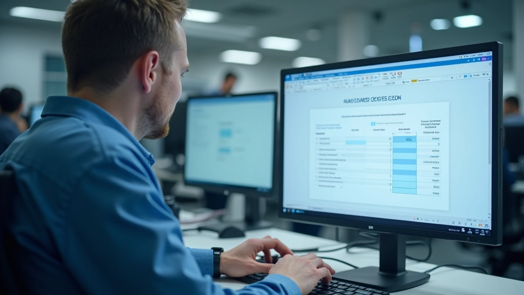 Purchase order system workflow visualization